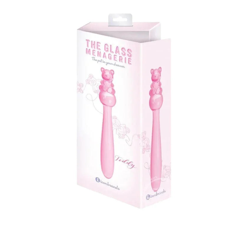 Glass Menagerie - Teddy Dildo - Pink - MyPleasure