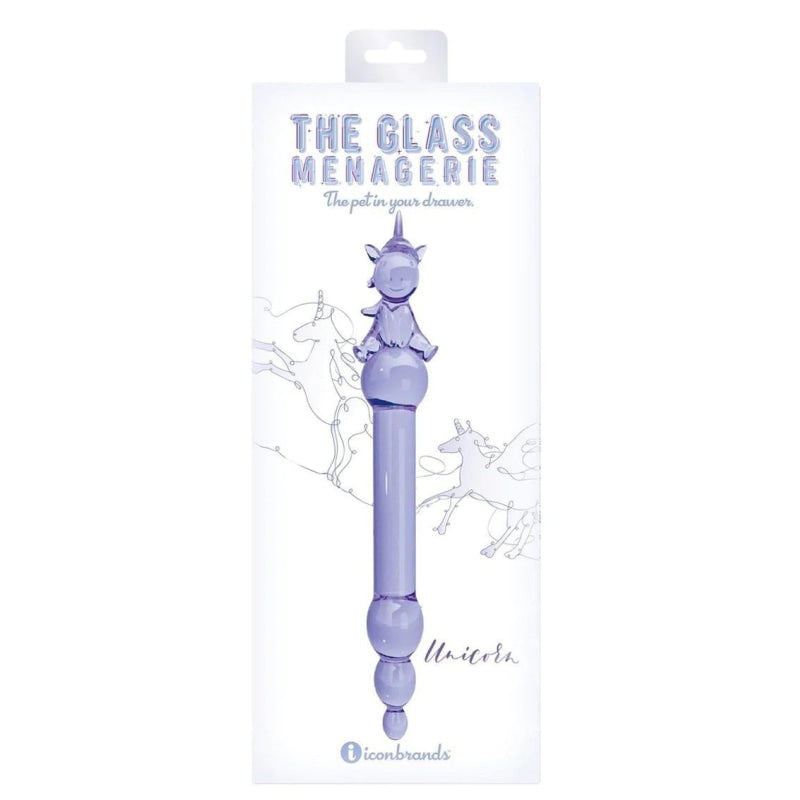 Glass Menagerie - Unicorn Dildo - Purple