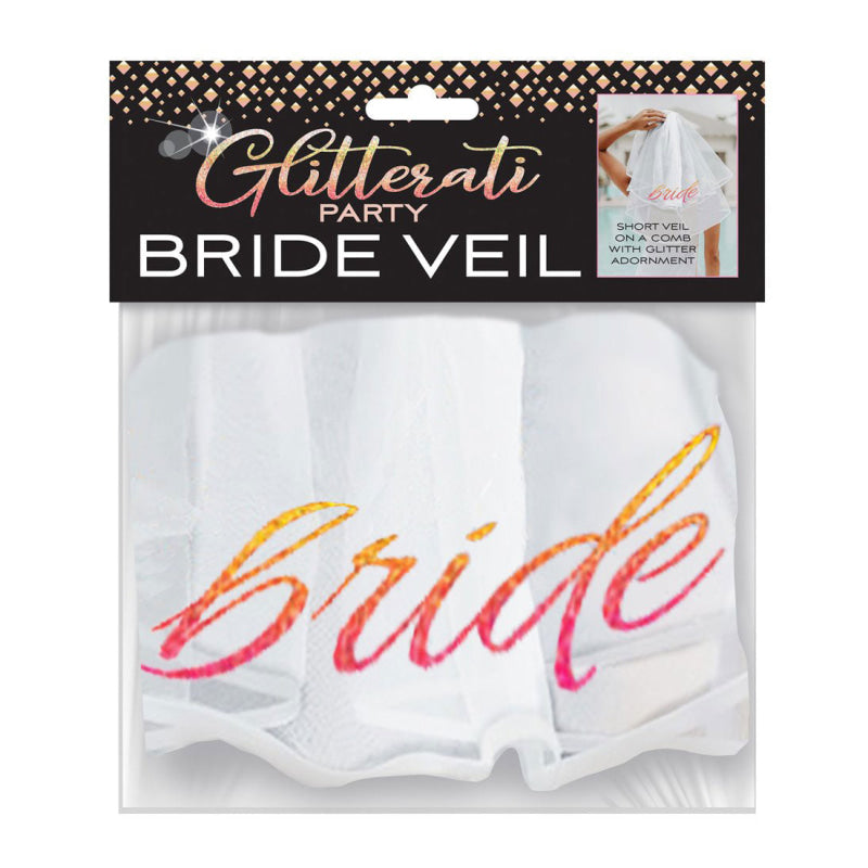 Glitterati Bride Veil - White