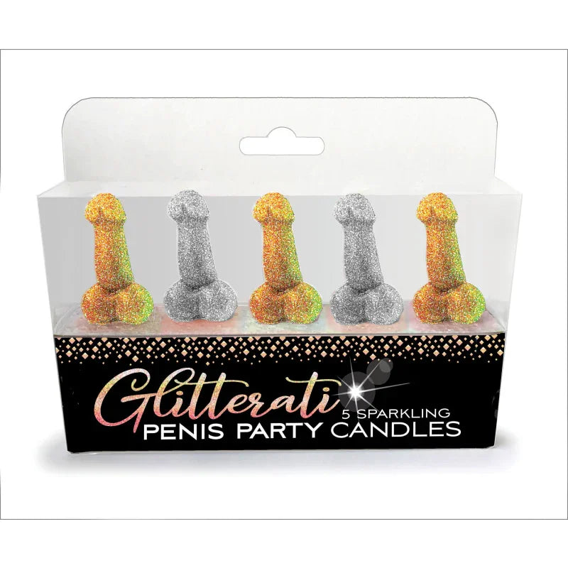 Glitterati Penis Party Candles - MyPleasure