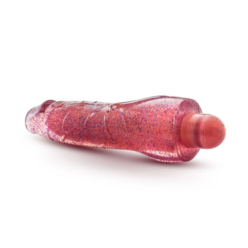 Glow Dicks - Molly Glitter Vibrator - Pink