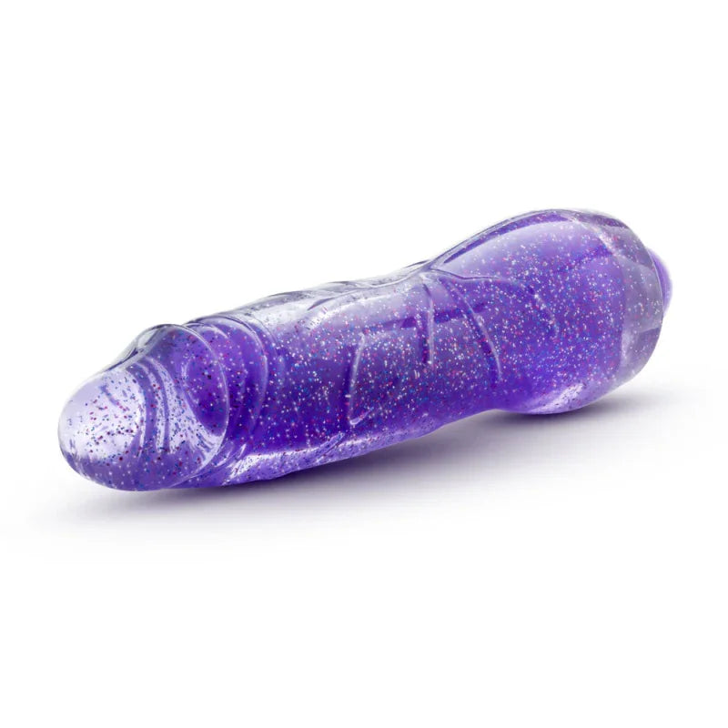 Glow Dicks - Molly Glitter Vibrator - Purple MyPleasure Glow Dicks - Molly Glitter Vibrator - Purple MyPleasure