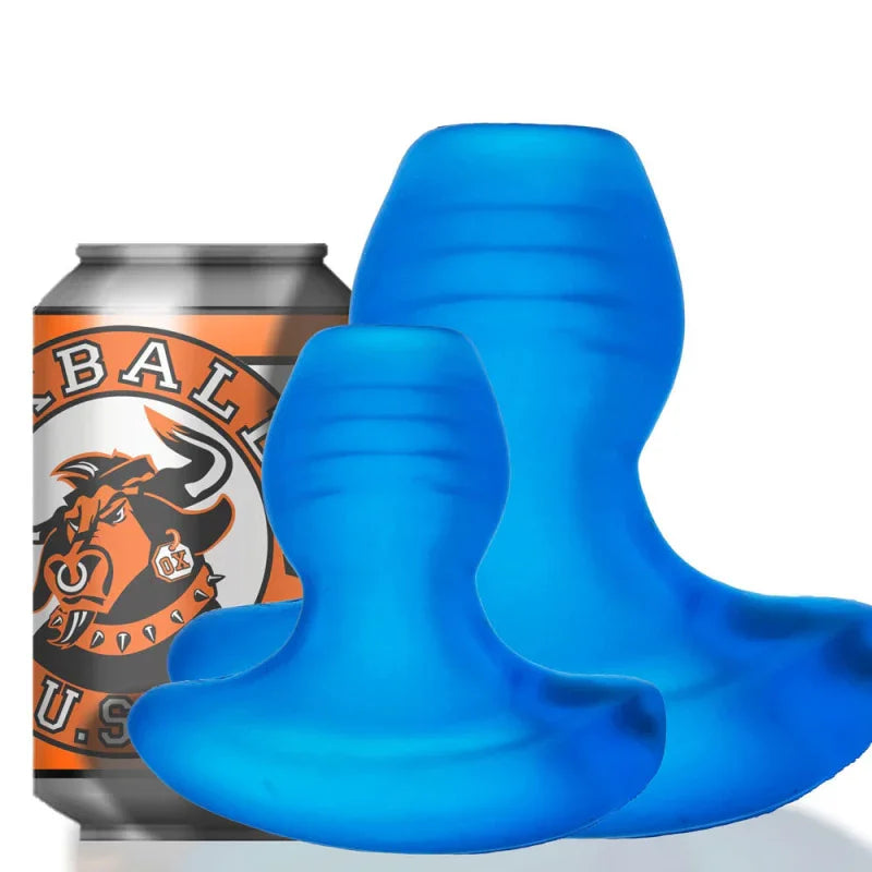 Glow Hole 1 Butt Plug - Small - Blue Morph - MyPleasure