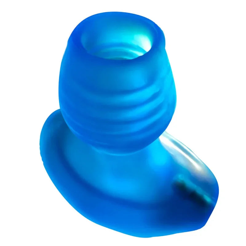 Glow Hole 1 Butt Plug - Small - Blue Morph - MyPleasure