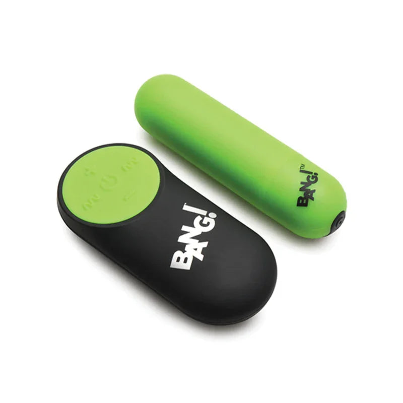 Glow in the Dark Bullet With Remote - Green - MyPleasure