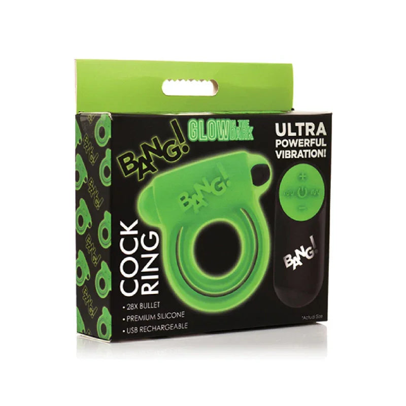 Glow in the Dark Cock Ring - Green - MyPleasure