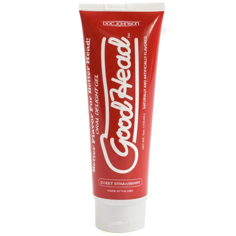 Good Head Oral Delight Gel 4 Oz - Strawberry - MyPleasure