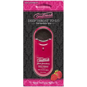 Good Head to Go Deep Throat Spray - Sweet Strawberry - MyPleasure