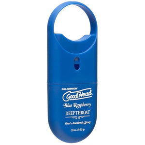 Goodhead - Deep Throat Spray to-Go - Blue Raspberry - .33 Oz. - MyPleasure
