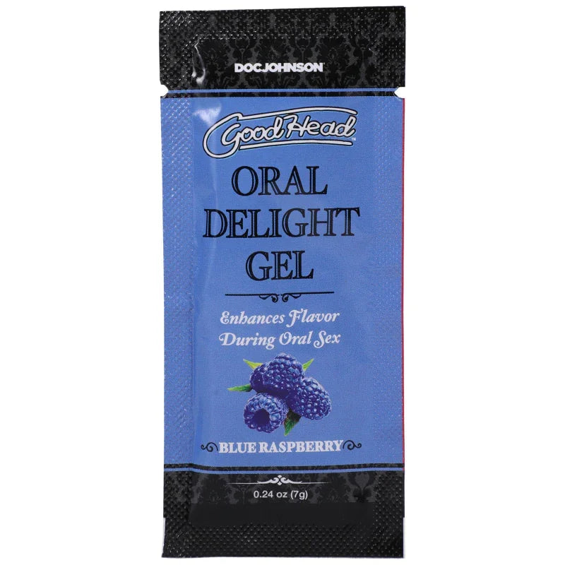 Goodhead - Oral Delight Gel - Blue Raspberry - 0.24 Oz - MyPleasure