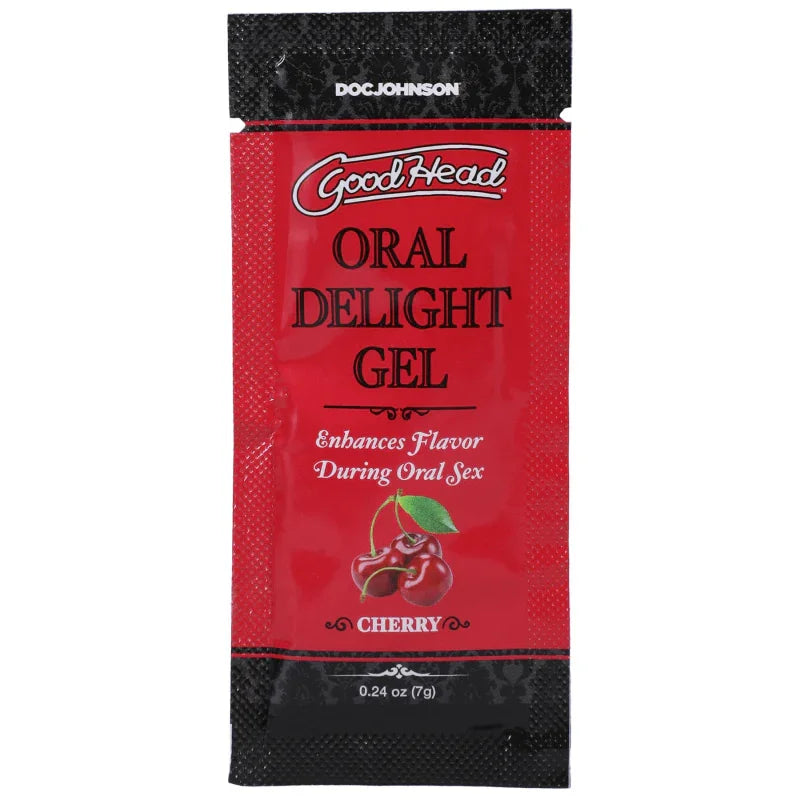 Goodhead - Oral Delight Gel - Cherry - 0.24 Oz - MyPleasure