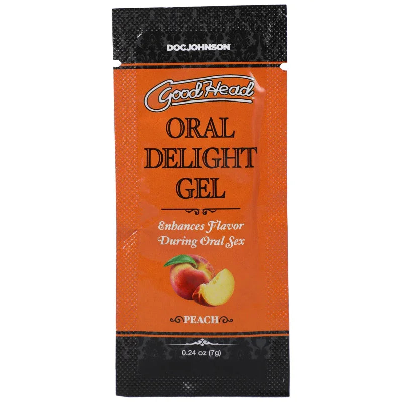 Goodhead - Oral Delight Gel - Peach - 0.24 Oz - MyPleasure