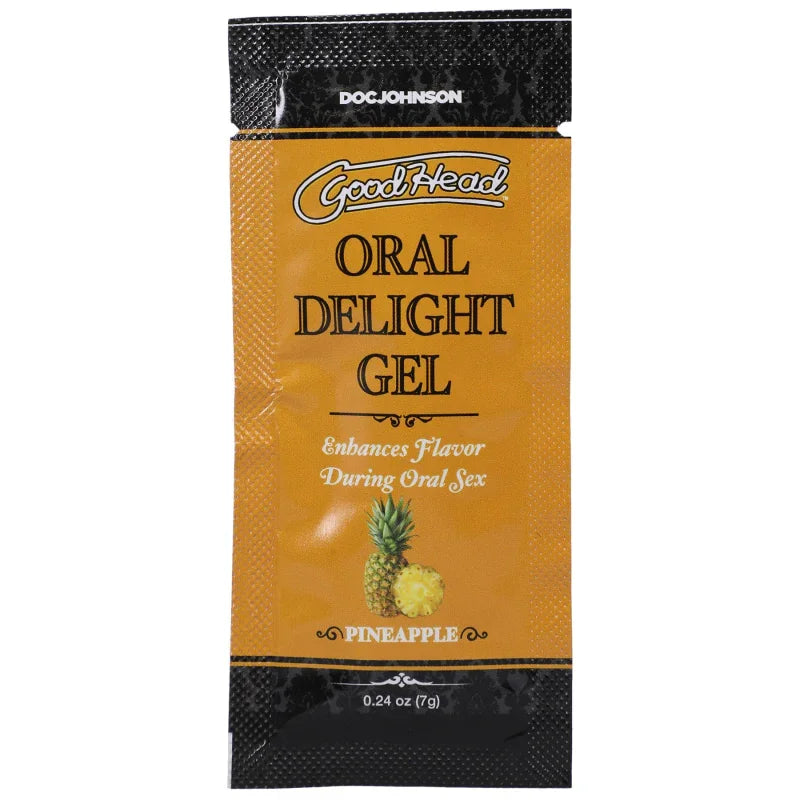 Goodhead - Oral Delight Gel - Pineapple - 0.24 Oz - MyPleasure
