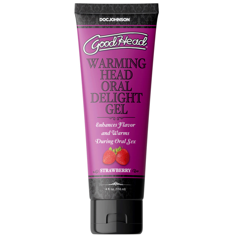 Goodhead - Warming Head Oral Delight Gel -  Strawberry - 4 Fl. Oz.