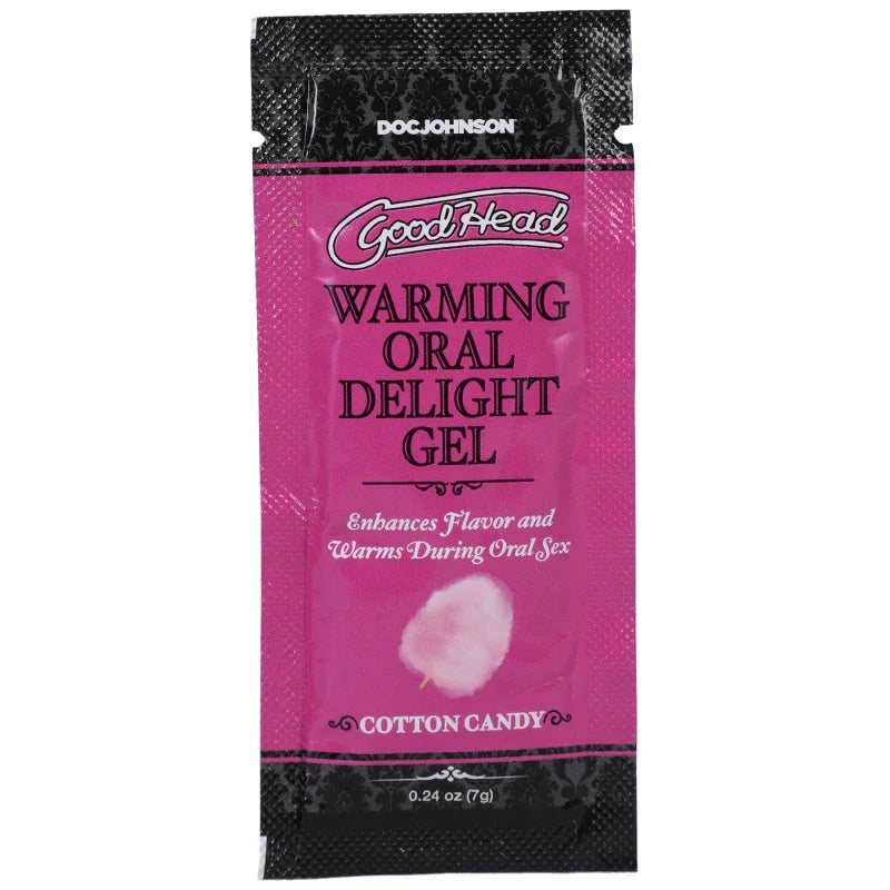 Goodhead - Warming Oral Delight Gel - Cotton Candy - 0.24 Oz - MyPleasure