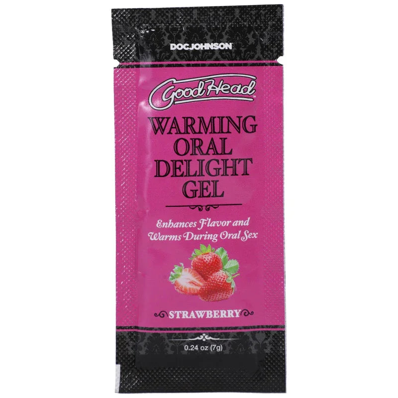 Goodhead - Warming Oral Delight Gel - Strawberry - 0.24 Oz - MyPleasure