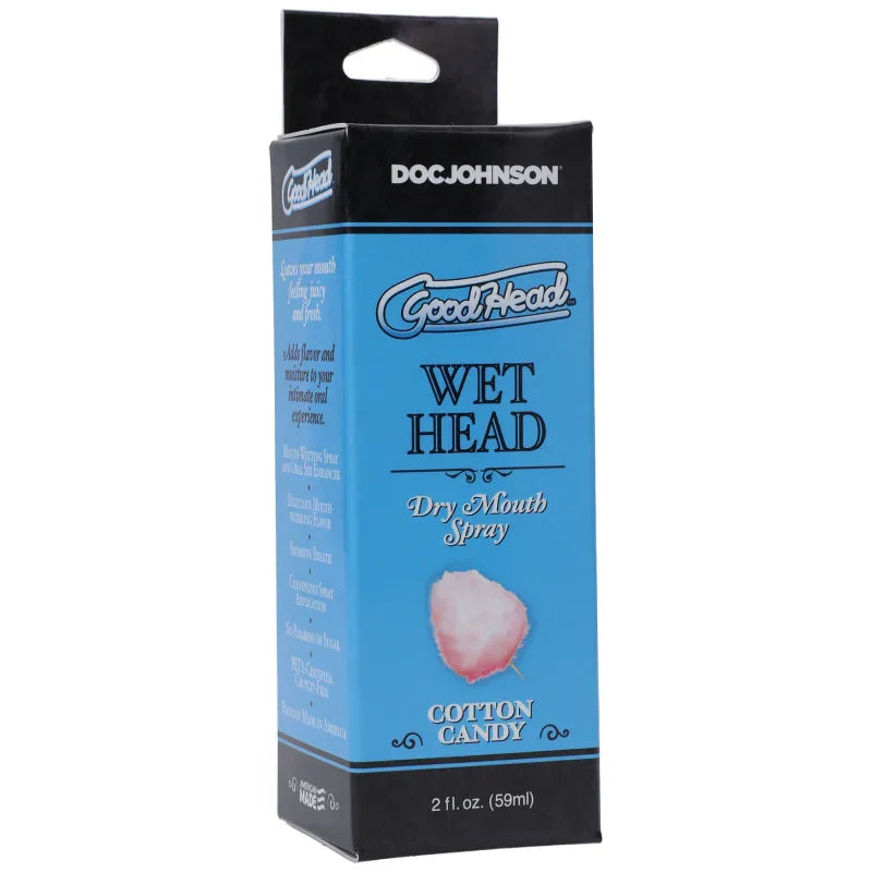 Goodhead - Wet Head - Dry Mouth Spray - Cotton Candy - 2 Fl. Oz. (59ml) - MyPleasure