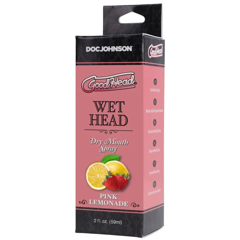 Goodhead - Wet Head - Dry Mouth Spray - Pink Lemonade - 2 Fl. Oz. (59ml) - MyPleasure