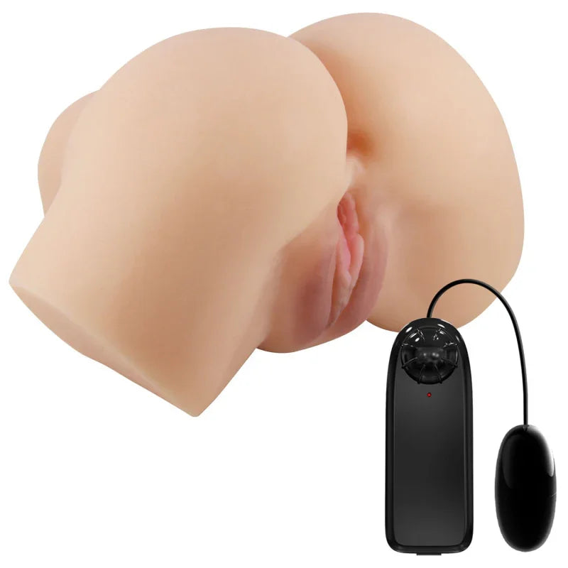 Hailey Realistic Vagina and Ass Vibrator - Light - MyPleasure