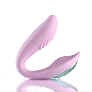 Harmonie Rechargeable Remote Silicone Bendable Vibrator - Pink - MyPleasure