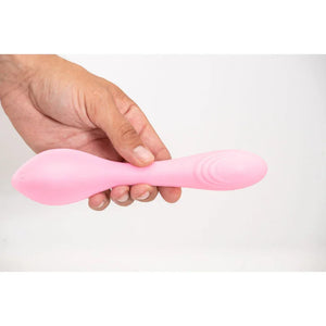 Harmonie Rechargeable Remote Silicone Bendable Vibrator - Pink - MyPleasure