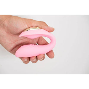 Harmonie Rechargeable Remote Silicone Bendable Vibrator - Pink - MyPleasure