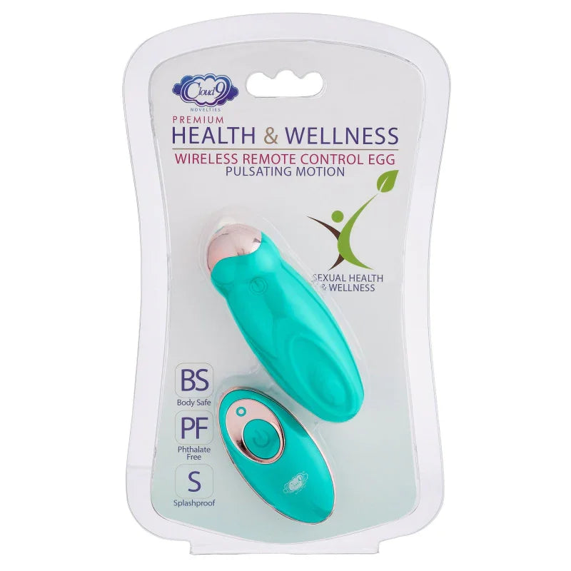 Health and Welness Wireless Remote Control Egg - Pulsation Motion - MyPleasure