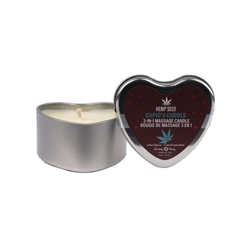 Hemp Seed 3-in-1 Valentines Day Candle - Cupid's Cuddle 4 Oz