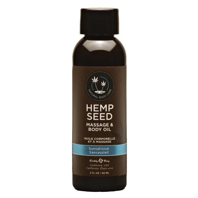 Hemp Seed Massage and Body Oil Sunsational - MyPleasure