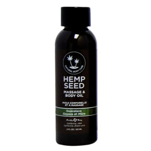 Hemp Seed Massage Oil - 2 Fl. Oz. - Guavalava - MyPleasure