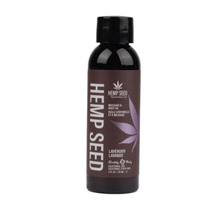 Hemp Seed Massage Oil - 2 Fl. Oz. - Lavender - MyPleasure
