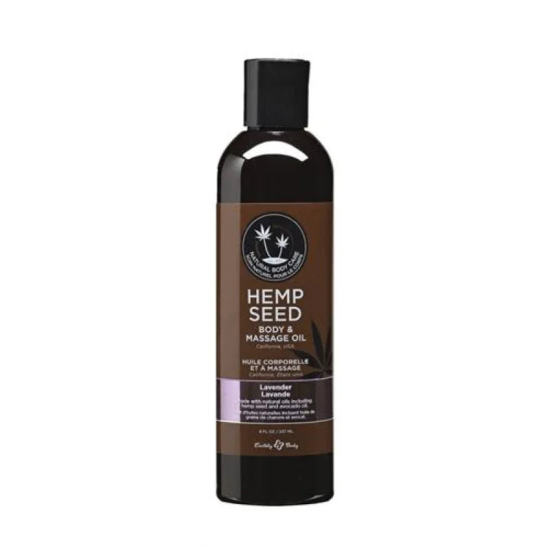 Hemp Seed Massage Oil - 8 Fl. Oz. - Lavender - MyPleasure