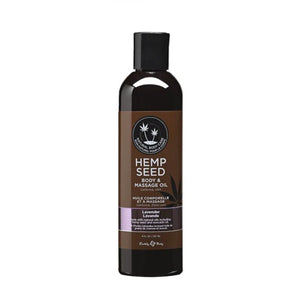Hemp Seed Massage Oil - 8 Fl. Oz. - Lavender - MyPleasure