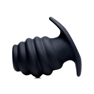 Hive Ass Tunnel Silicone Ribbed Hollow Anal Plug - Medium - MyPleasure