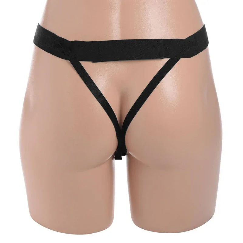 Hollow Silicone Dildo Strap-on - Flesh - MyPleasure