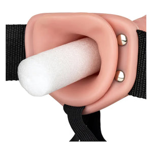 Hollow Strap-on Without Balls 8 Inch - Flesh - MyPleasure