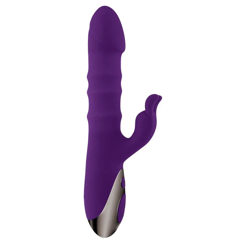 Hop to It - Rabbit Vibrator - Dark Purple - MyPleasure
