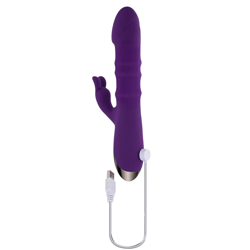 Hop to It - Rabbit Vibrator - Dark Purple - MyPleasure