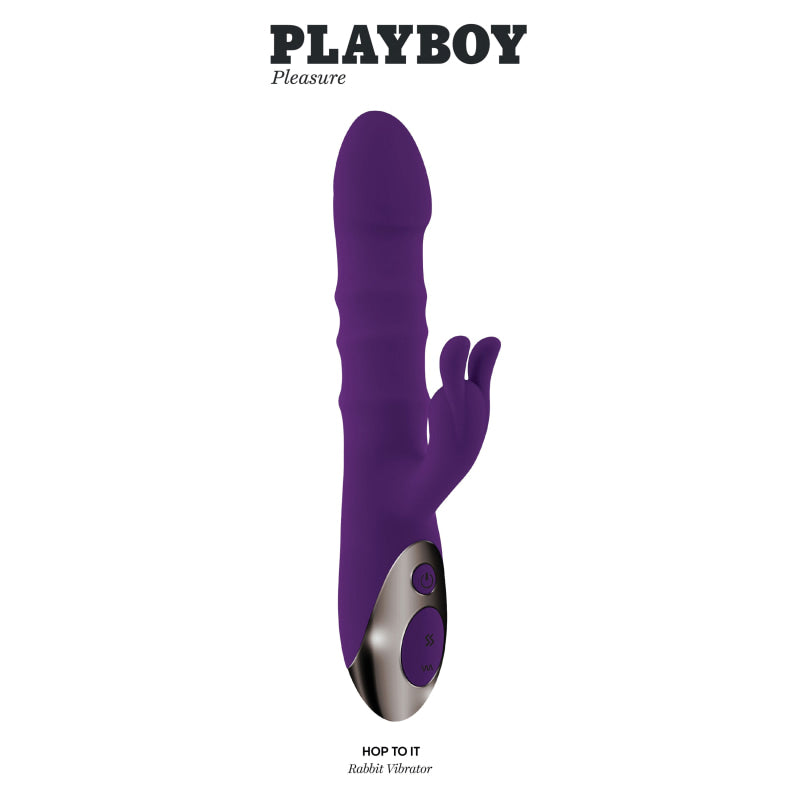 Hop to It - Rabbit Vibrator - Dark Purple