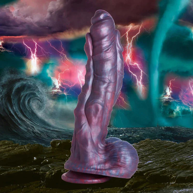 Hydra Sea Monster Silicone Dildo - Purple - MyPleasure