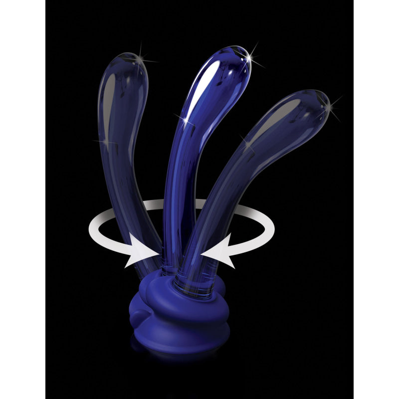 Icicles No. 89 - With Silicone Suction Cup -  Purple