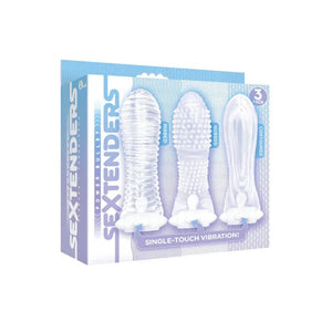Icon Brands - Vibrating Sextenders 3-Pack - Clear - MyPleasure
