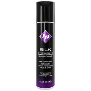 ID Silk Silicone and Water Belned Lubricant 1 Oz - MyPleasure