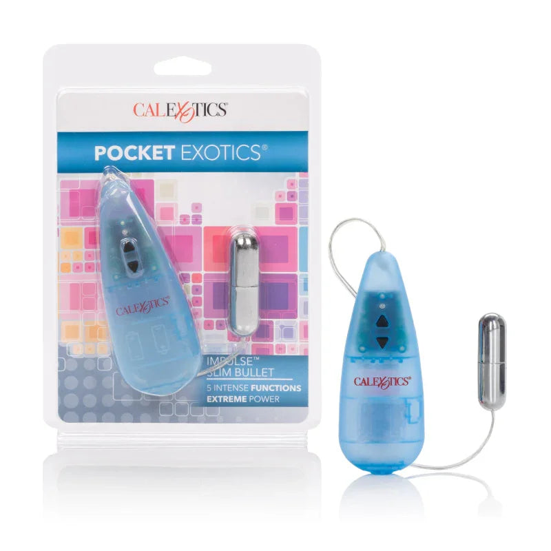 Impulse Pocket Paks Slim Silver Bullet - MyPleasure