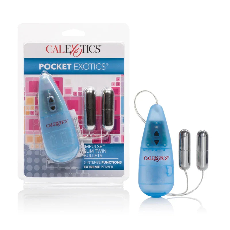 Impulse Pocket Paks Slim Twin Bullets - MyPleasure