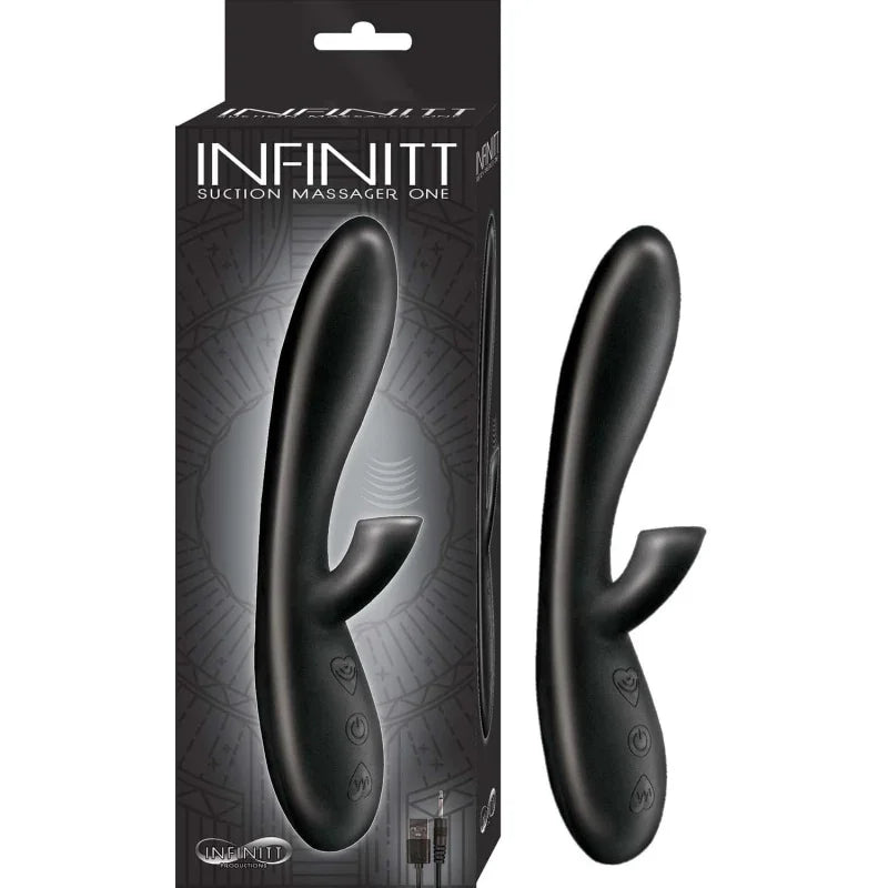 Infinitt Suction Massager One - Black - MyPleasure