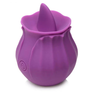 Inmi - Bloomgasm Wild Violet Licking Silicone Stimulator - Violet - MyPleasure