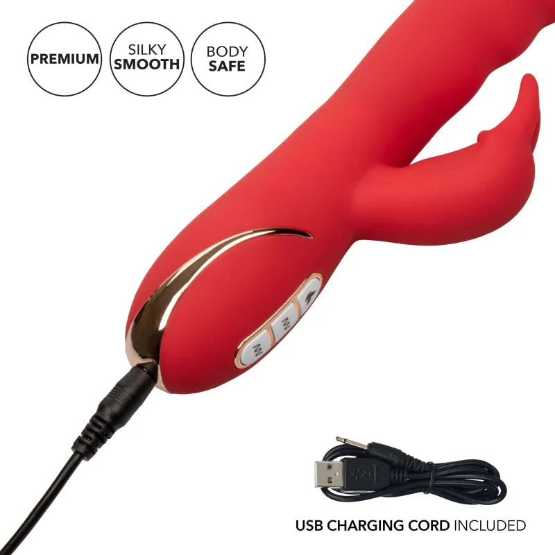 Jack Rabbit Signature Heated Silicone Ultra-Soft Rabbit - MyPleasure