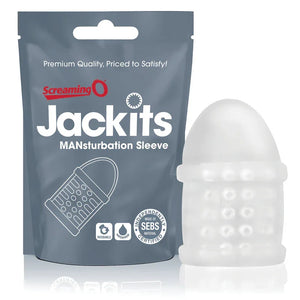 Jackits Mansturbation Sleeve - Each - Clear - MyPleasure
