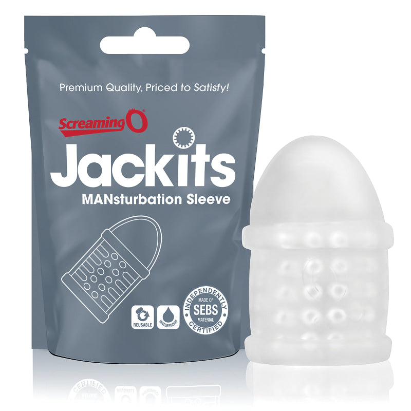 Jackits Mansturbation Sleeve - Each - Clear